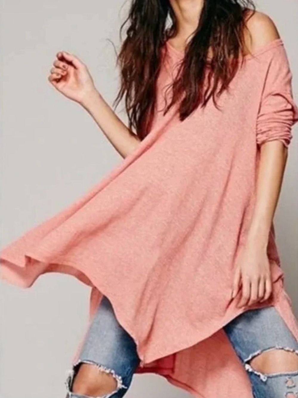 Free people Wonder Woman asymmetrical tunic dress medium